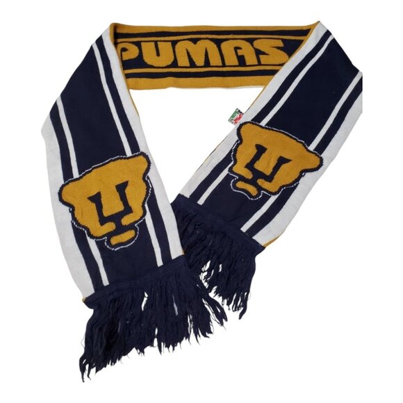 pumas unam scarf bufanda authentic club official football Soccer Rare - Picture 1 of 3